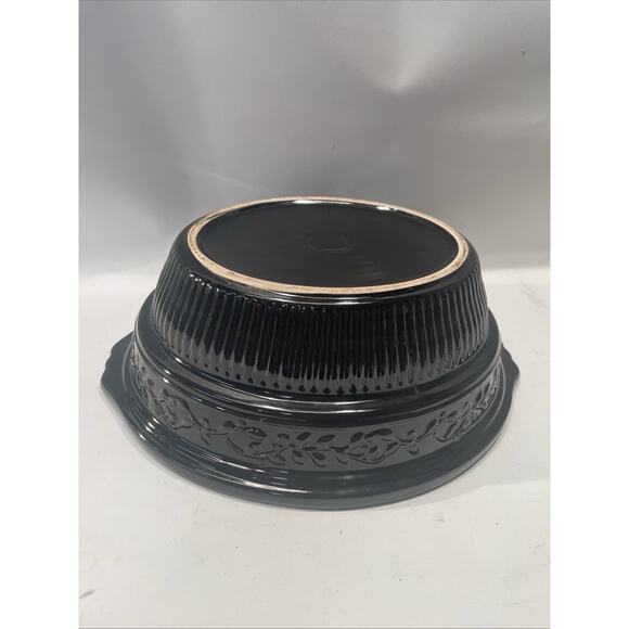 Chinese Porcelain Jingdezhen Black Glaze Flower Pots 14.56'' - Picture 3 of 8